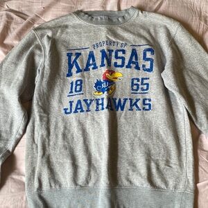 Property of Kansas Jayhawks size medium sweatshirt